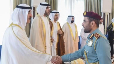 حاكم أم القيوين يستقبل جموع المهنئين بعيد الأضحى المبارك 3 حاكم أم القيوين