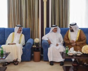 حاكم أم القيوين يستقبل جموع المهنئين بعيد الأضحى المبارك
