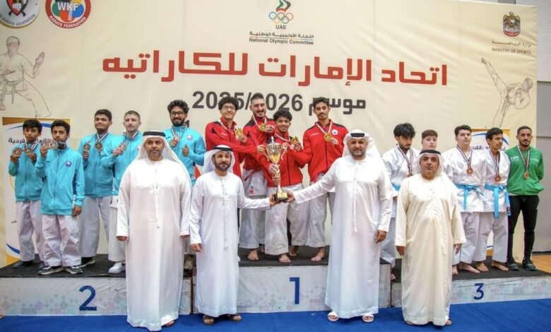 نادي الشارقة بطلا لكأس الاتحاد للكاراتيه للكاتا