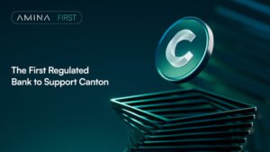 AMINA: أول بنك يدعم تداول وحفظ عملة Canton Coin