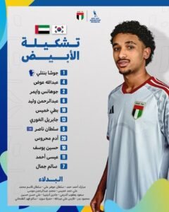 منتخبنا الوطني للناشئين يستهل كأس آسيا بالتعادل مع كوريا الجنوبية