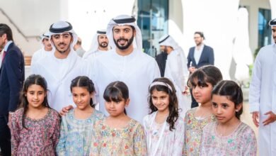 تحت رعاية شمسة بنت حمدان بن محمد.. هزاع وراشد بن حمدان بن زايد يفتتحان معرض "بصمة الإمارات: نبني معاً"