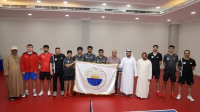 نادي الشارقة بطلًا لدوري الشباب لتنس الطاولة