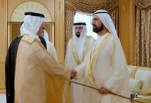 محمد بن راشد يستقبل المهنئين بعيد الأضحى المبارك