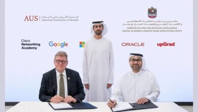 تفاهم بين أميركية الشارقة ومكتب الذكاء الاصطناعي لإطلاق مبادرة المواهب الرقمية