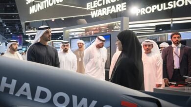 زايد بن محمد بن زايد يشهد جانباً من فعاليات الدورة الخامسة من منصة "اصنع في الإمارات"