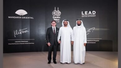 إطلاق مشروع "قصر الإمارات ماندارين أورينتال مانشنز" بأبوظبي يضم 35 قصراً سكنياً