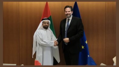علي راشد النعيمي يلتقي رئيس شبكة الاتفاق الإبراهيمي في البرلمان الأوروبي 3 علي راشد النعيمي يلتقي رئيس شبكة الاتفاق الإبراهيمي في البرلمان الأوروبي