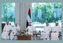 حمدان بن زايد يستقبل عددا من المواطنين في مدينة الظنة