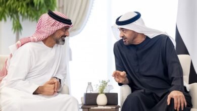 رئيس الدولة يستقبل ولي عهد عجمان