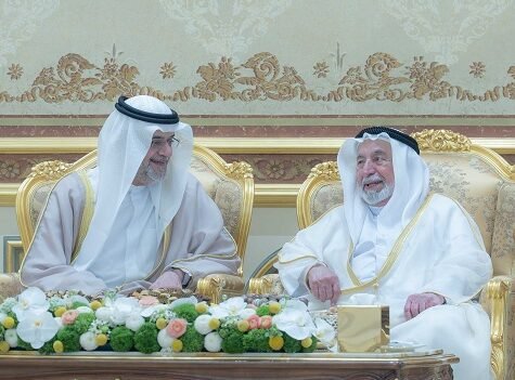 حاكم الشارقة يواصل استقبال المهنئين بعيد الأضحى المبارك 1 حاكم الشارقة