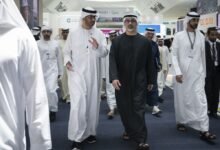 خالد بن محمد بن زايد يشهد جانباً من فعاليات الدورة الخامسة من "اصنع في الإمارات"