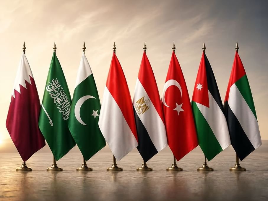بيان مشترك صادر عن وزراء خارجية الإمارات والأردن وتركيا ومصر وإندونيسيا وباكستان والسعودية وقطر 1 بيان مشترك صادر عن وزراء خارجية الإمارات والأردن وتركيا ومصر وإندونيسيا وباكستان والسعودية وقطر