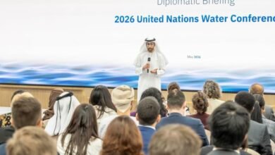 وزارة الخارجية الإماراتية تعقد إحاطة للسفراء المعتمدين والمنظمات الدولية لدى الدولة وذلك في إطار الاستعدادات الجارية لاستضافة مؤتمر الأمم المتحدة للمياه 2026 4 وزارة الخارجية الإماراتية تعقد إحاطة للسفراء المعتمدين والمنظمات الدولية لدى الدولة وذلك في إطار الاستعدادات الجارية لاستضافة مؤتمر الأمم المتحدة للمياه 2026