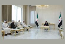 لرئيس السوري يستقبل ثاني الزيودي ويبحثان فرص الشراكة لدعم جهود التعافي الاقتصادي في سوريا