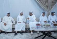 حمدان بن محمد يقدّم واجب العزاء في وفاة خليفة سليم العامري