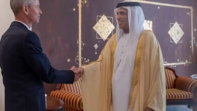 سعود بن صقر يستقبل القنصل العام الفرنسي 2 سعود بن صقر يستقبل القنصل العام الفرنسي