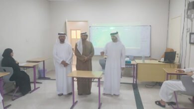 سالم بن هويدن يتفقد مركز "الآيلتس" بنادي الذيد ويؤكد دور النادي في تمكين الطلبة وتسهيل التحاقهم بالجامعات 3 الآيلتس