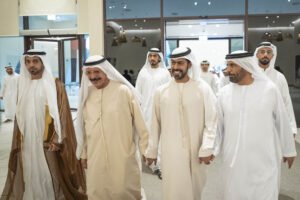 خليفة بن طحنون بن محمد يحضر حفل استقبال بمناسبة زفاف عبدالله محمد الظاهري