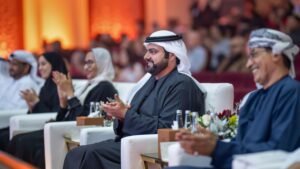 محمد الشرقي يشهد الحفل الموسيقي لأوركسترا الفجيرة الفلهارمونية