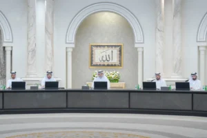 ولي عهد الشارقة يترأس اجتماع المجلس التنفيذي