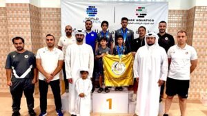 أربع ميداليات ذهبية حصدها "نادي مليحة" في بطولة "كأس الإمارات للسباحة"