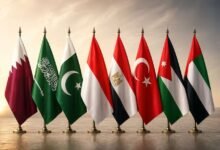 بيان مشترك صادر عن وزراء خارجية الإمارات والأردن وتركيا ومصر وإندونيسيا وباكستان والسعودية وقطر 9 بيان مشترك صادر عن وزراء خارجية الإمارات والأردن وتركيا ومصر وإندونيسيا وباكستان والسعودية وقطر