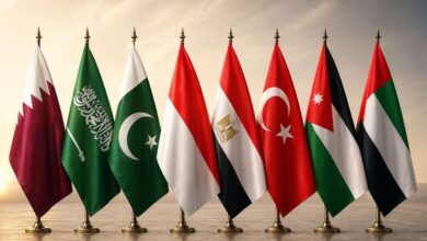 بيان مشترك صادر عن وزراء خارجية الإمارات والأردن وتركيا ومصر وإندونيسيا وباكستان والسعودية وقطر 2 بيان مشترك صادر عن وزراء خارجية الإمارات والأردن وتركيا ومصر وإندونيسيا وباكستان والسعودية وقطر