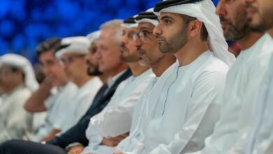 منصور بن محمد يشهد جانبًا من مباراة نهائي الدوري الأدرِياتيكي لكرة السلة 2 منصور بن محمد