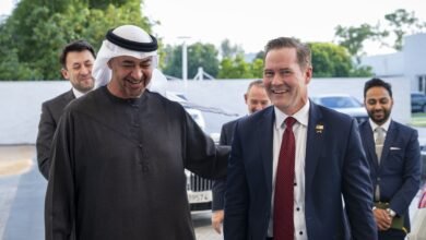 رئيس الدولة يستقبل المندوب الأميركي لدى الأمم المتحدة 3 رئيس الدولة