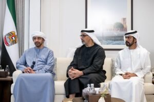 رئيس الدولة يستقبل المندوب الأميركي لدى الأمم المتحدة 2 رئيس الدولة يستقبل المندوب الأميركي لدى الأمم المتحدة