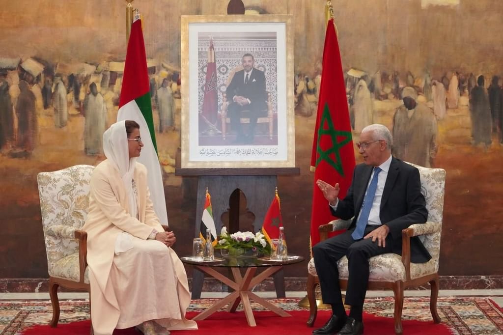 معالي نورة الكعبي تلتقي برئيس مجلس النواب في المملكة المغربية 1 نورة الكعبي