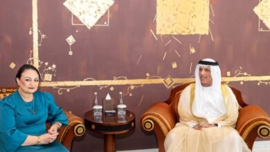 سعود بن صقر يستقبل سفيرة مالطا لدى الدولة