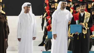 تحت رعاية منصور بن زايد.. ذياب بن محمد بن زايد يشهد حفل تخريج الدفعة الـ19 من طلبة مدارس الإمارات الوطنية في مجمّعي أبوظبي ومدينة محمد بن زايد