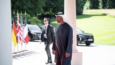 رئيس الدولة يصل مقر انعقاد قمة مجموعة السبع في مدينة إيفيان الفرنسية 2 رئيس الدولة