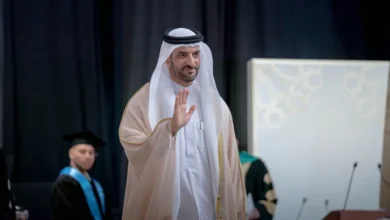 سلطان بن أحمد القاسمي يشهد حفل تخريج طلاب درجة البكالوريوس بجامعة الشارقة دفعة فصل الربيع 2026 3 سلطان بن أحمد القاسمي