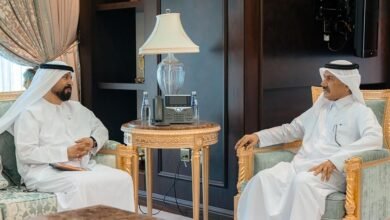 سفير الإمارات يلتقي الأمين العام لوزارة الخارجية بدولة قطر 2 سفير الإمارات يلتقي الأمين العام لوزارة الخارجية بدولة قطر