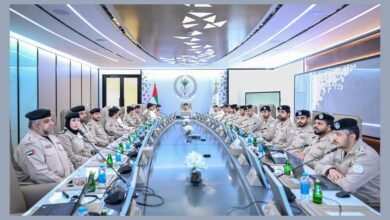 اجتماع لمجلس القيادة العليا بشرطة الشارقة
