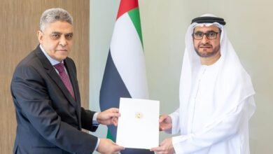 وزارة الخارجية تتسلم نسخة من أوراق اعتماد سفير الجمهورية الإسلامية الموريتانية لدى الدولة