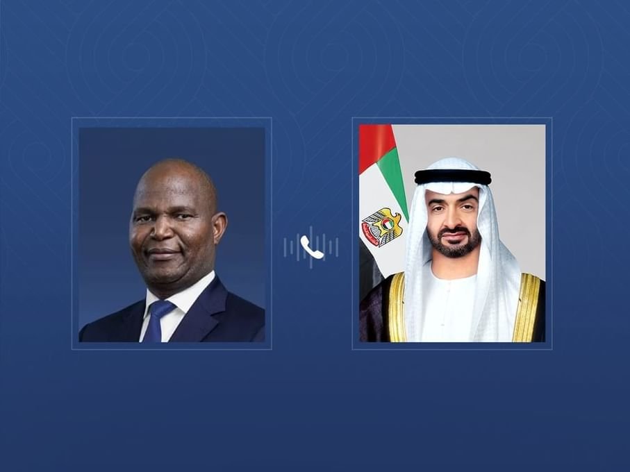 رئيس الدولة ورئيس موزمبيق يبحثان خلال اتصال هاتفي تعزيز علاقات التعاون بين البلدين 1 رئيس الدولة