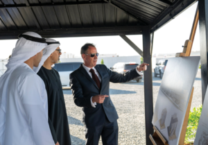 خالد بن محمد بن زايد يشهد إطلاق مشروع "دار الفنون أبوظبي" بالقرب من المنطقة الثقافية في السعديات