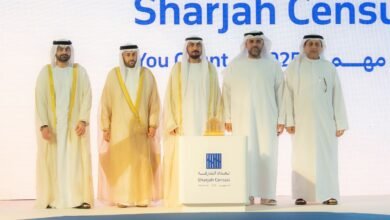 محمد بن سعود القاسمي يشهد حفل إعلان نتائج "تعداد الشارقة 2025 "