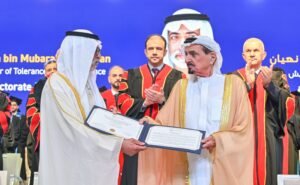 حميد بن راشد يمنح نهيان بن مبارك درجة الدكتوراة الفخرية.. ويشهد تخريج دفعة "فخورين بالإمارات" بجامعة عجمان 3 حميد بن راشد يمنح نهيان بن مبارك درجة الدكتوراة الفخرية.. ويشهد تخريج دفعة "فخورين بالإمارات" بجامعة عجمان