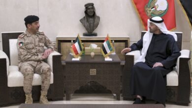 رئيس الدولة يستقبل رئيس الأركان العامة للجيش الكويتي