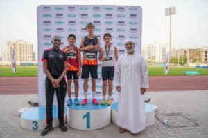 مشاركة واسعة في بطولة دبي المفتوحة لأكاديميات ألعاب القوى