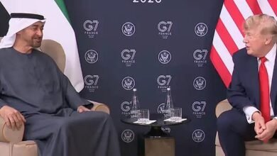 بحث معه العلاقات الإستراتيجية والتطورات الإقليمية..رئيس الدولة يلتقي الرئيس الأميركي على هامش قمة مجموعة السبع 4 بحث معه العلاقات الإستراتيجية والتطورات الإقليمية..رئيس الدولة يلتقي الرئيس الأميركي على هامش قمة مجموعة السبع