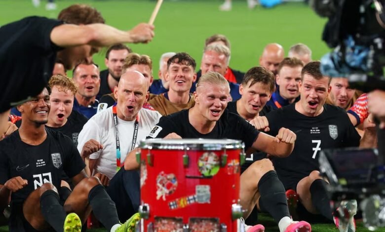 احتفال النرويج في كأس العالم يغضب جيرانها 1 احتفال النرويج