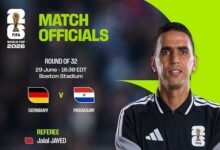طاقم تحكيم مغربي يقود لقاء ألمانيا وباراجواي