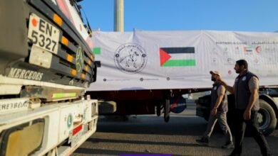 "الفارس الشهم 3" تواصل دعم الأشقاء الفلسطينيين بغزة ب 786 طناً من المواد الإغاثية 4 "الفارس الشهم 3" تواصل دعم الأشقاء الفلسطينيين بغزة ب 786 طناً من المواد الإغاثية