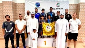 أربع ميداليات ذهبية حصدها "نادي مليحة" في بطولة "كأس الإمارات للسباحة"